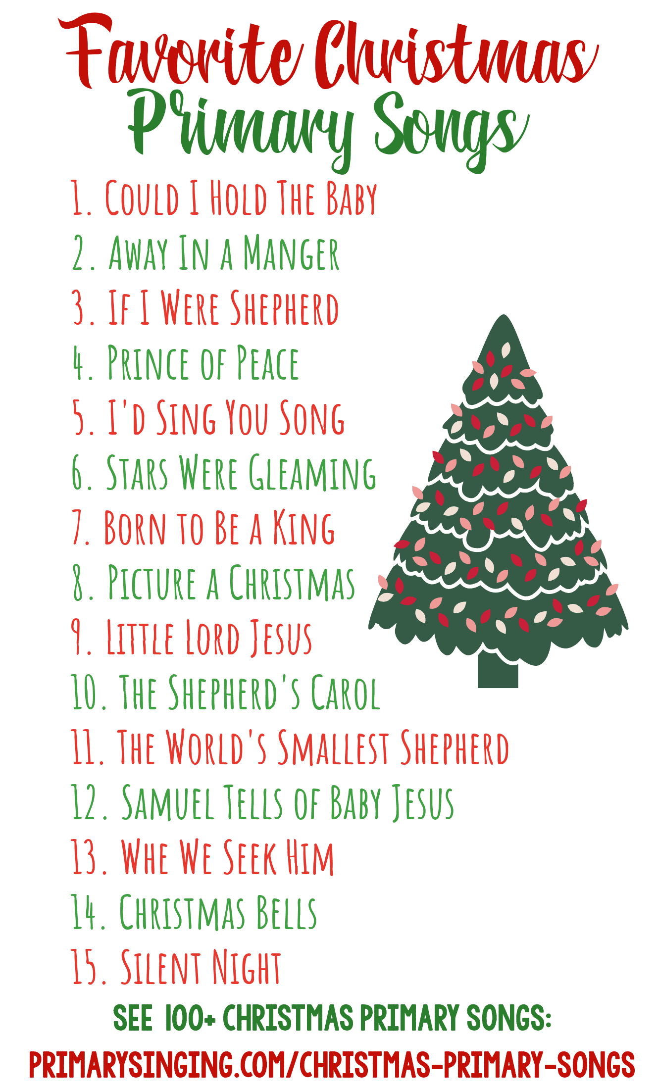 Christmas Primary Songs Christmas Primary Songs