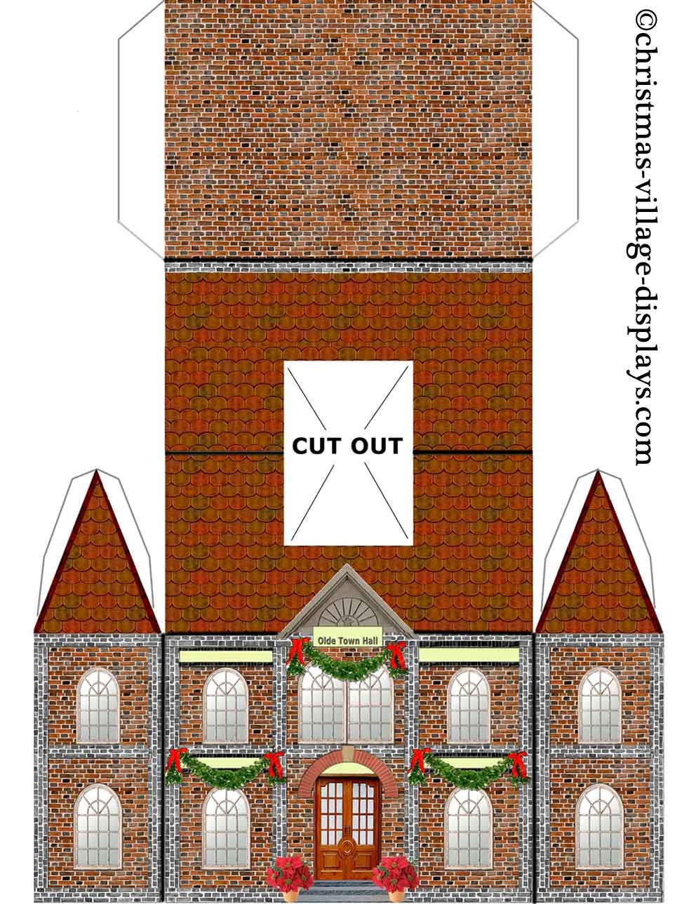 Christmas Printable Houses