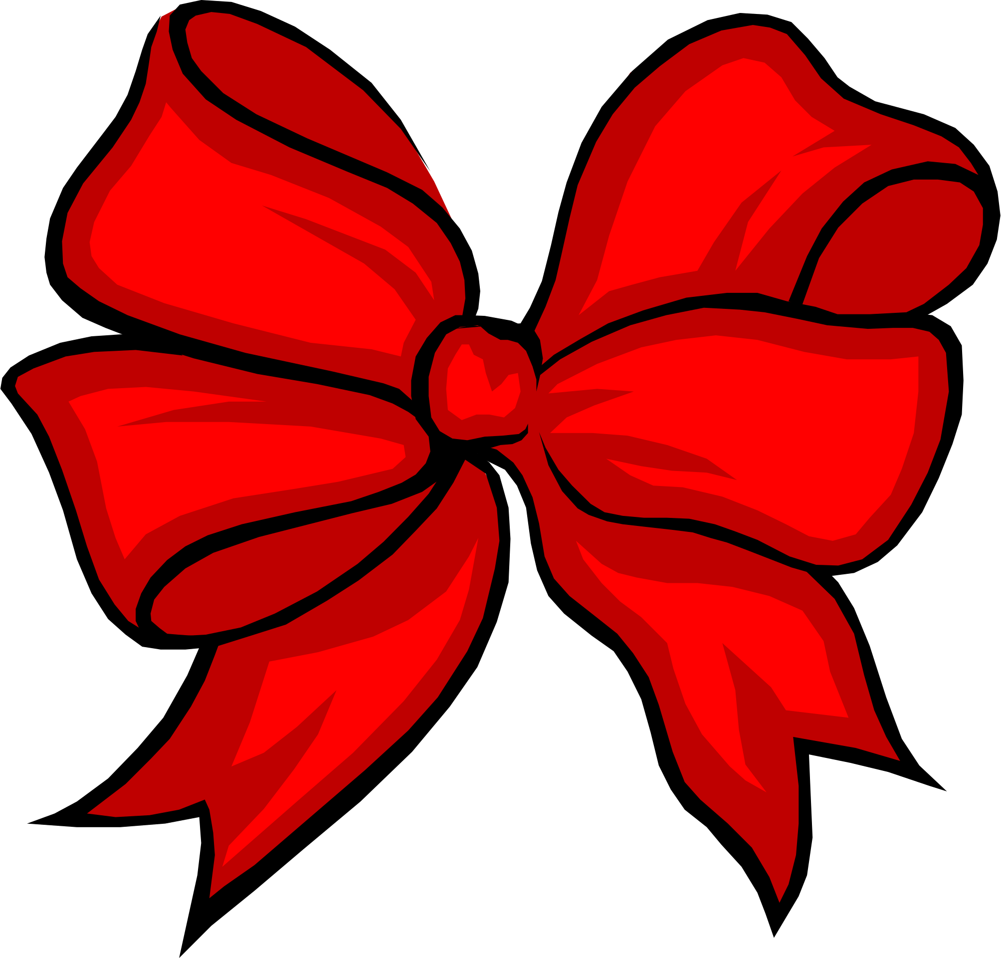 Christmas Red Bow
