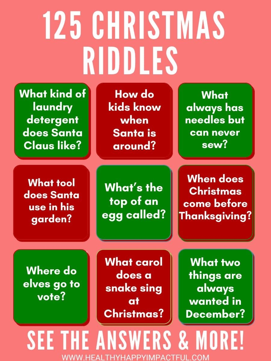 Christmas Riddles Christmas Riddles