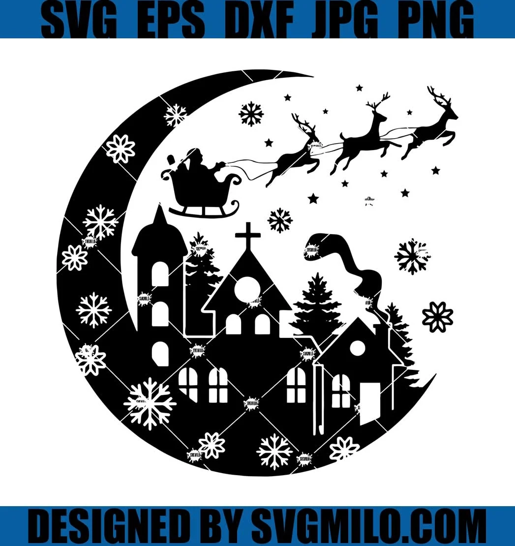 christmas village silhouette printable christmas village silhouette printable