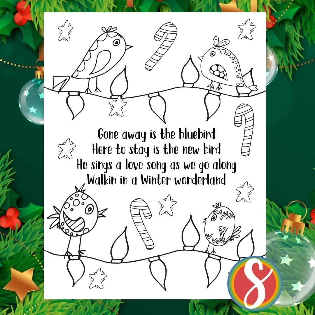 printable christmas songs for kids