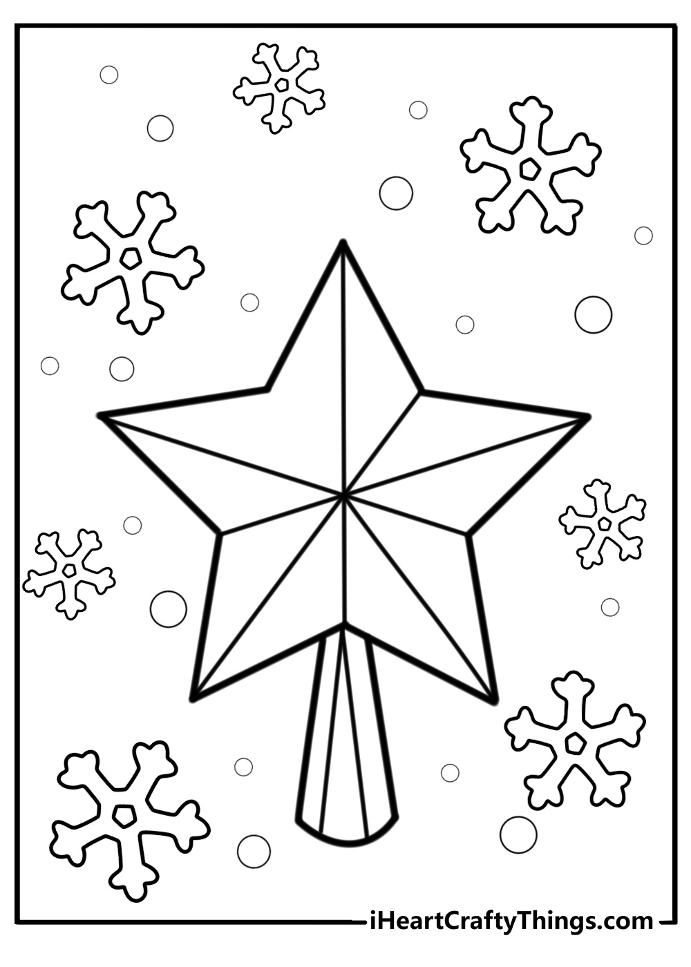 Christmas Star Coloring Pages