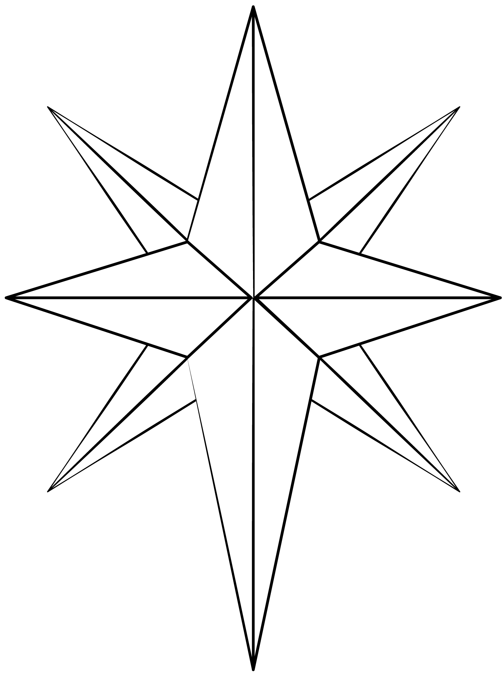 Christmas Star Printable Template