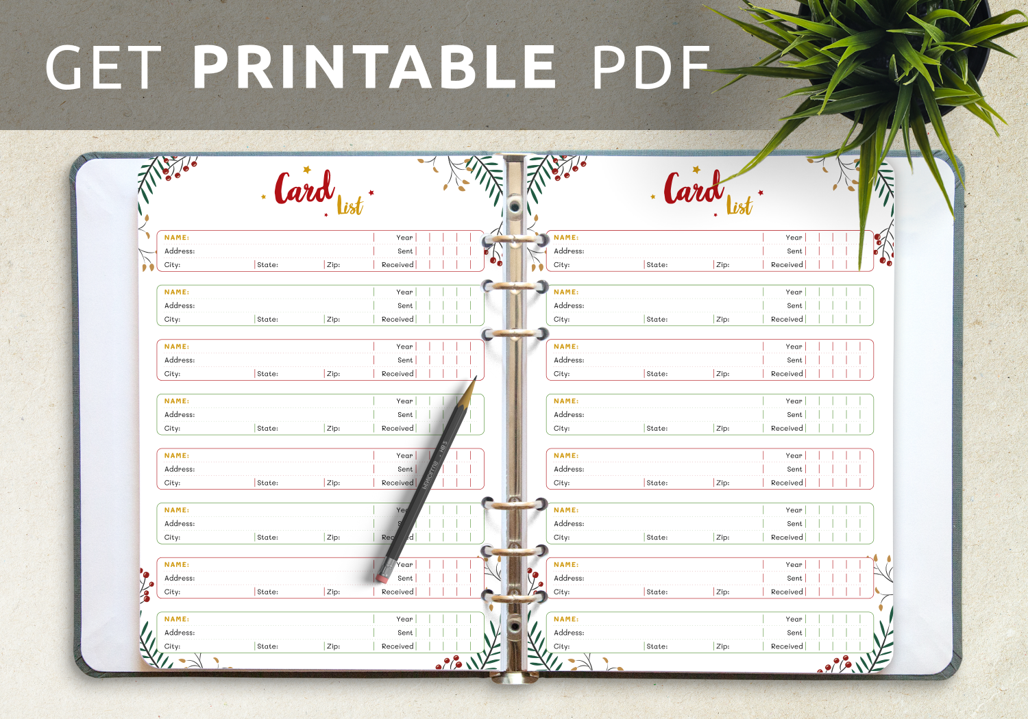 Christmas Style Card List