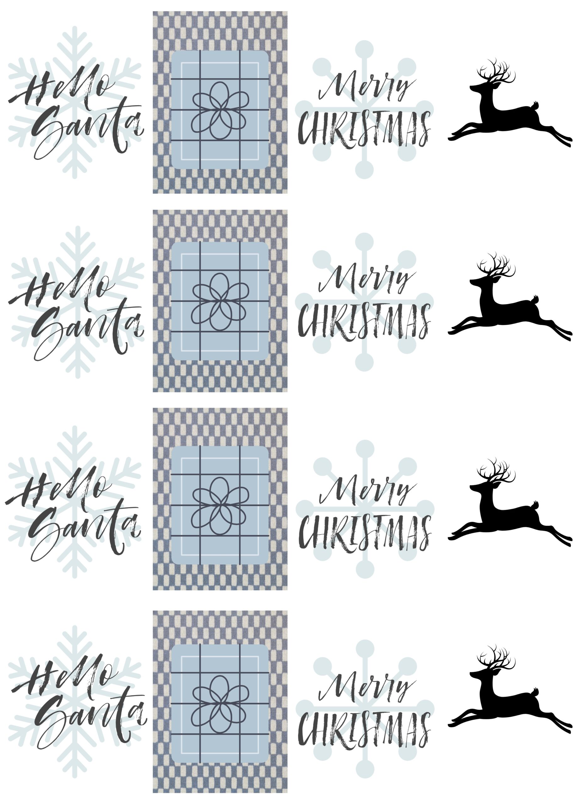 Christmas Tags Free Printable