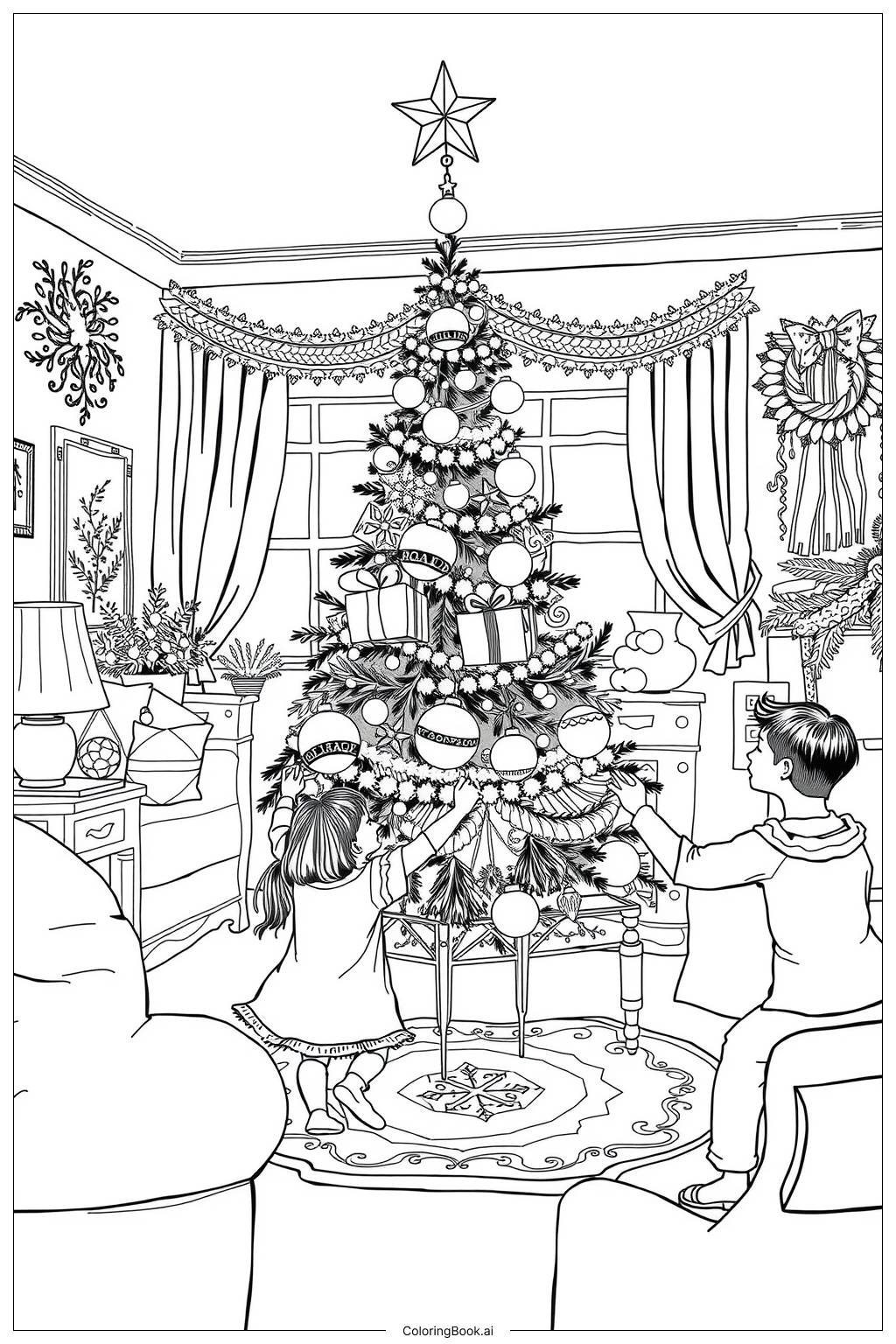 printable christmas tree lights printable christmas tree lights