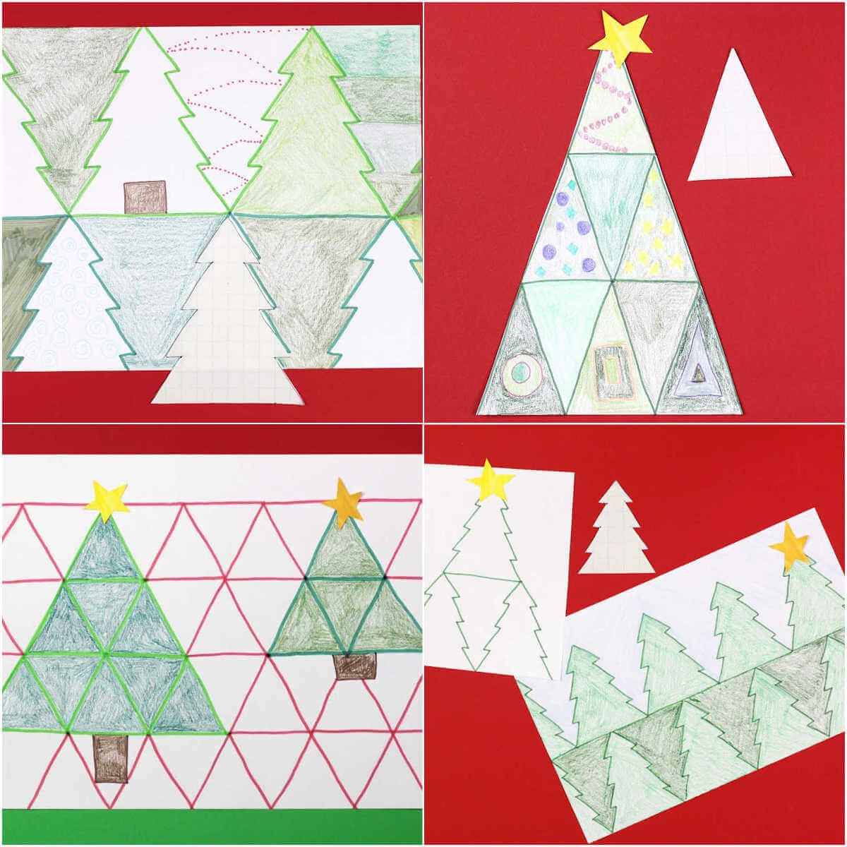 Christmas Tree Tessellations Christmas Tree Tessellations