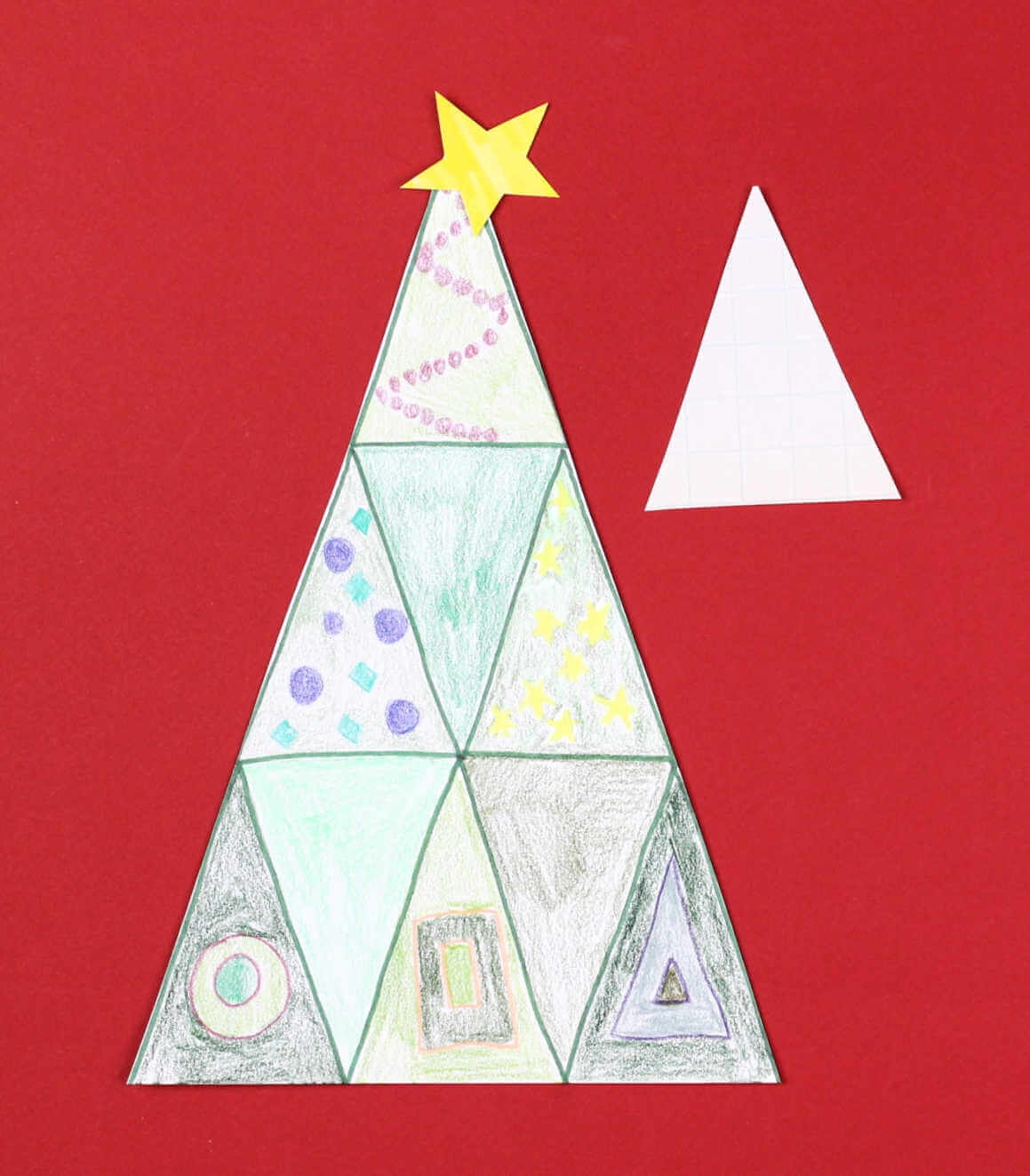 christmas tree tessellation printable christmas tree tessellation printable