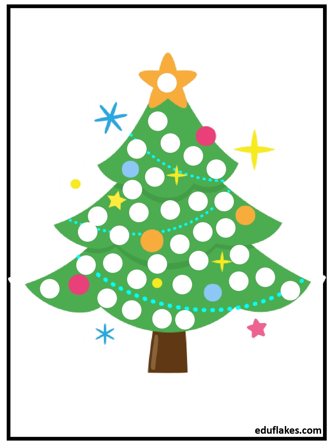 Christmas Winter Do A Dot Free Pdf Printable Christmas Winter Do A Dot Free Pdf Printable