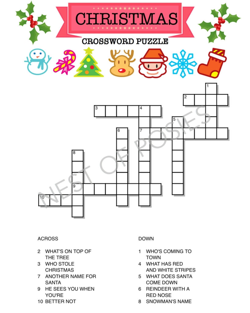 easy christmas puzzles printable easy christmas puzzles printable