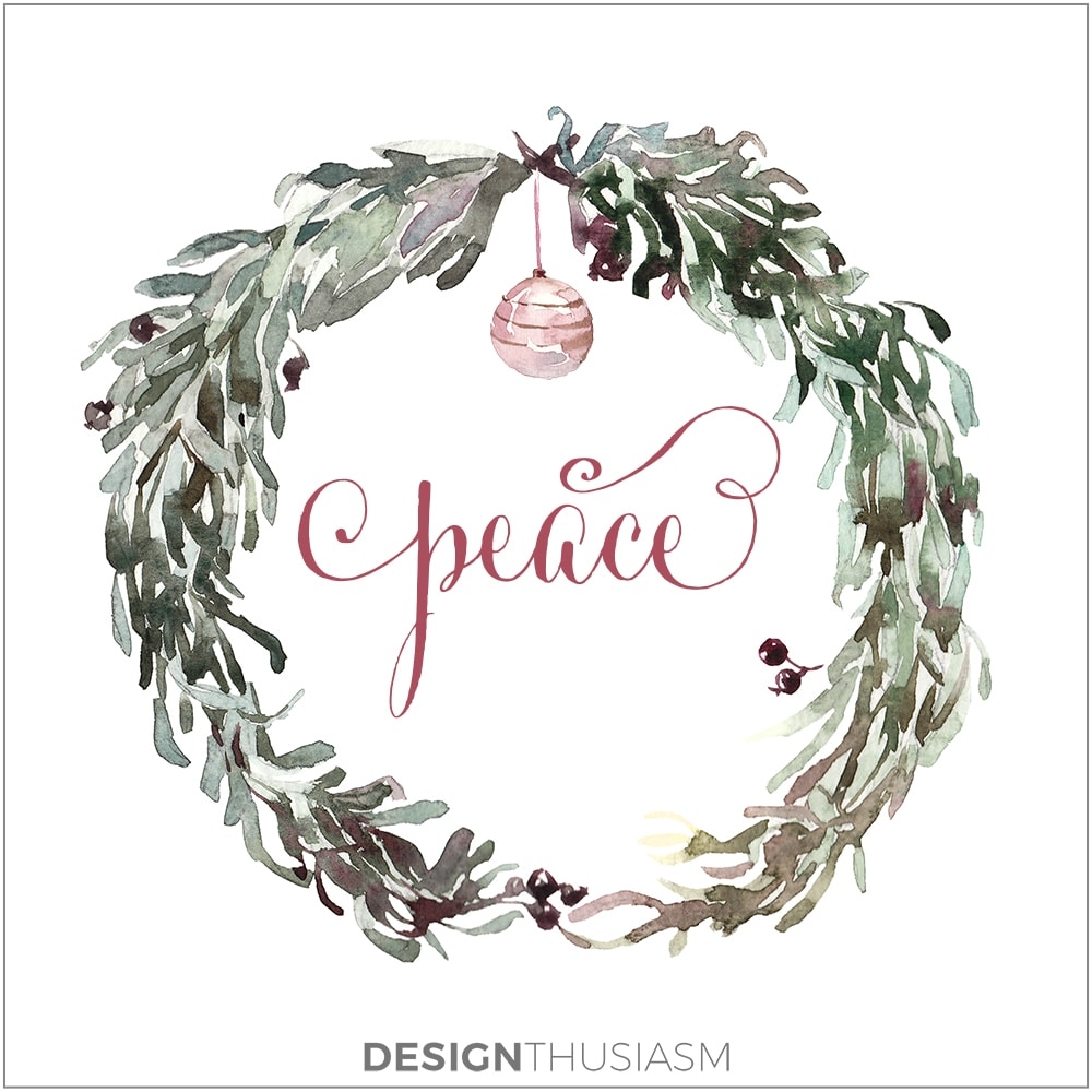 Christmas Wreath Printables