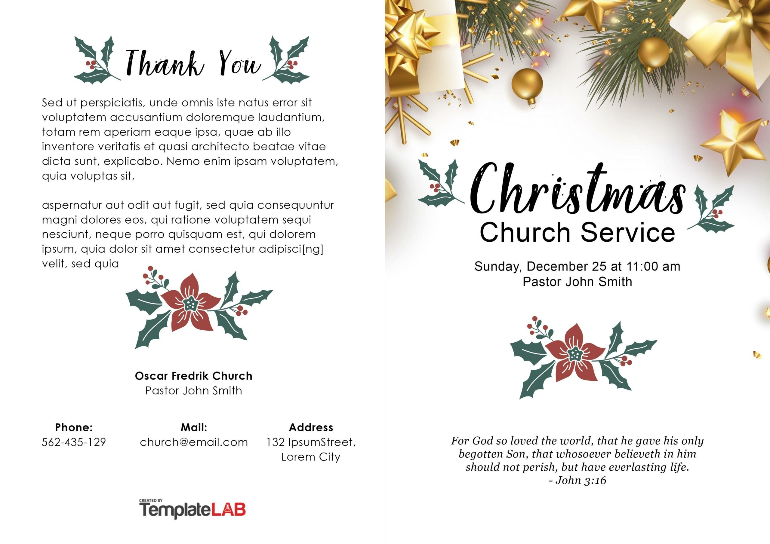 Church Bulletins