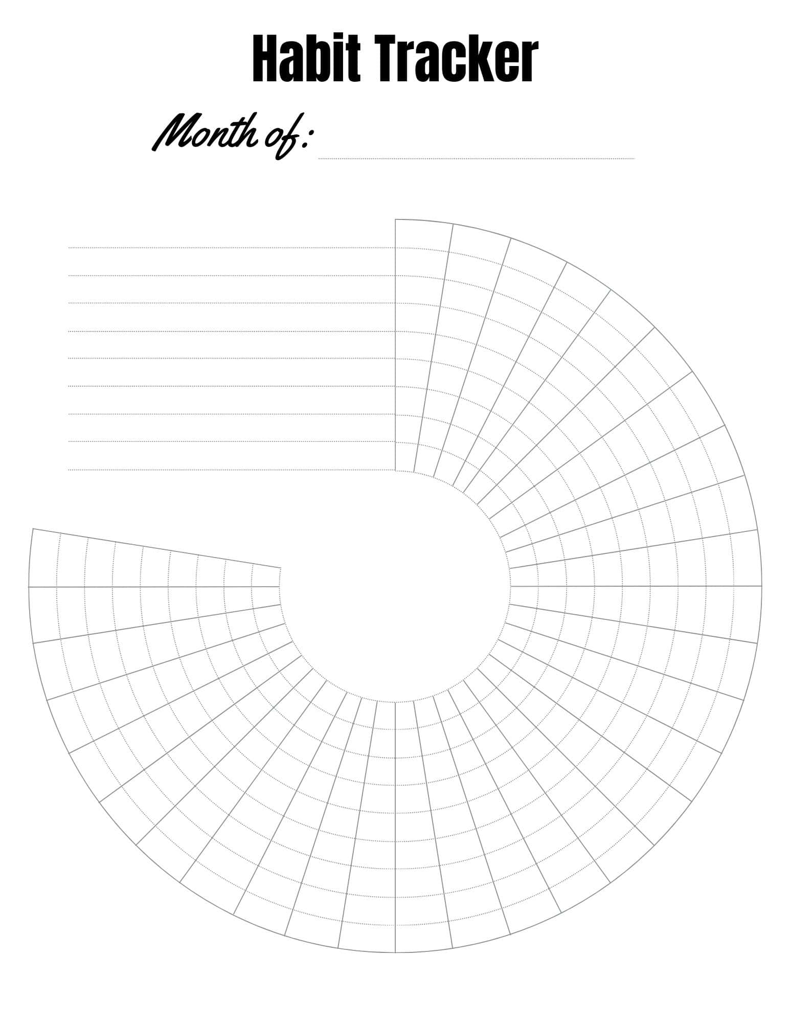 Circle Habit Tracker