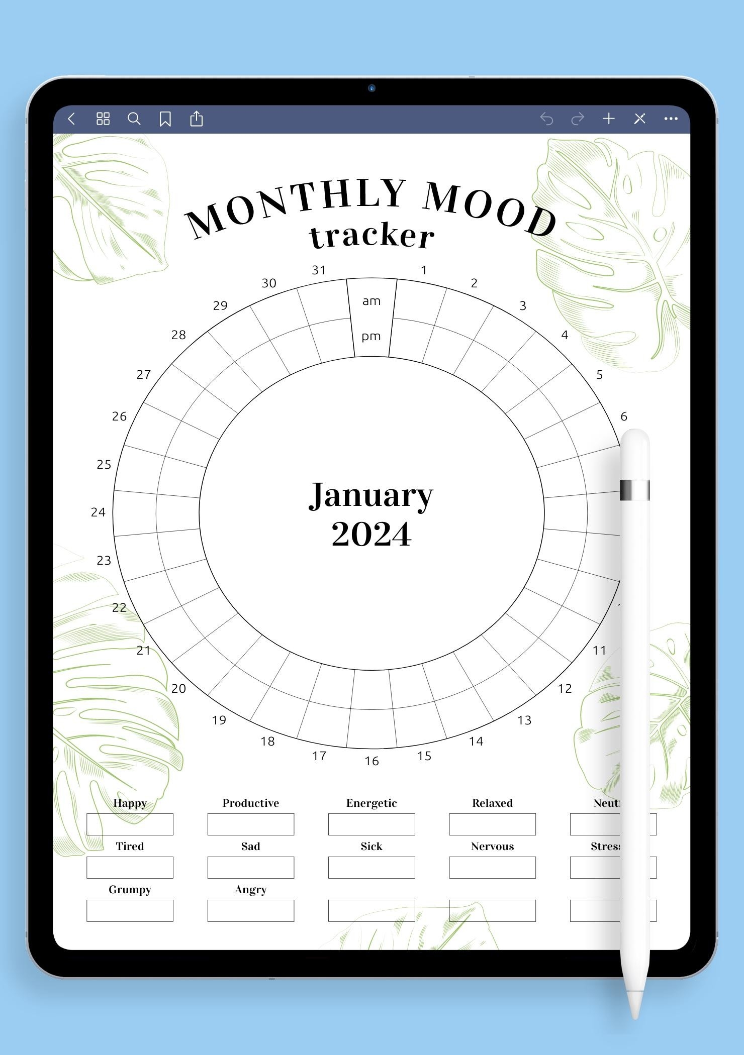 Circular Mood Tracker
