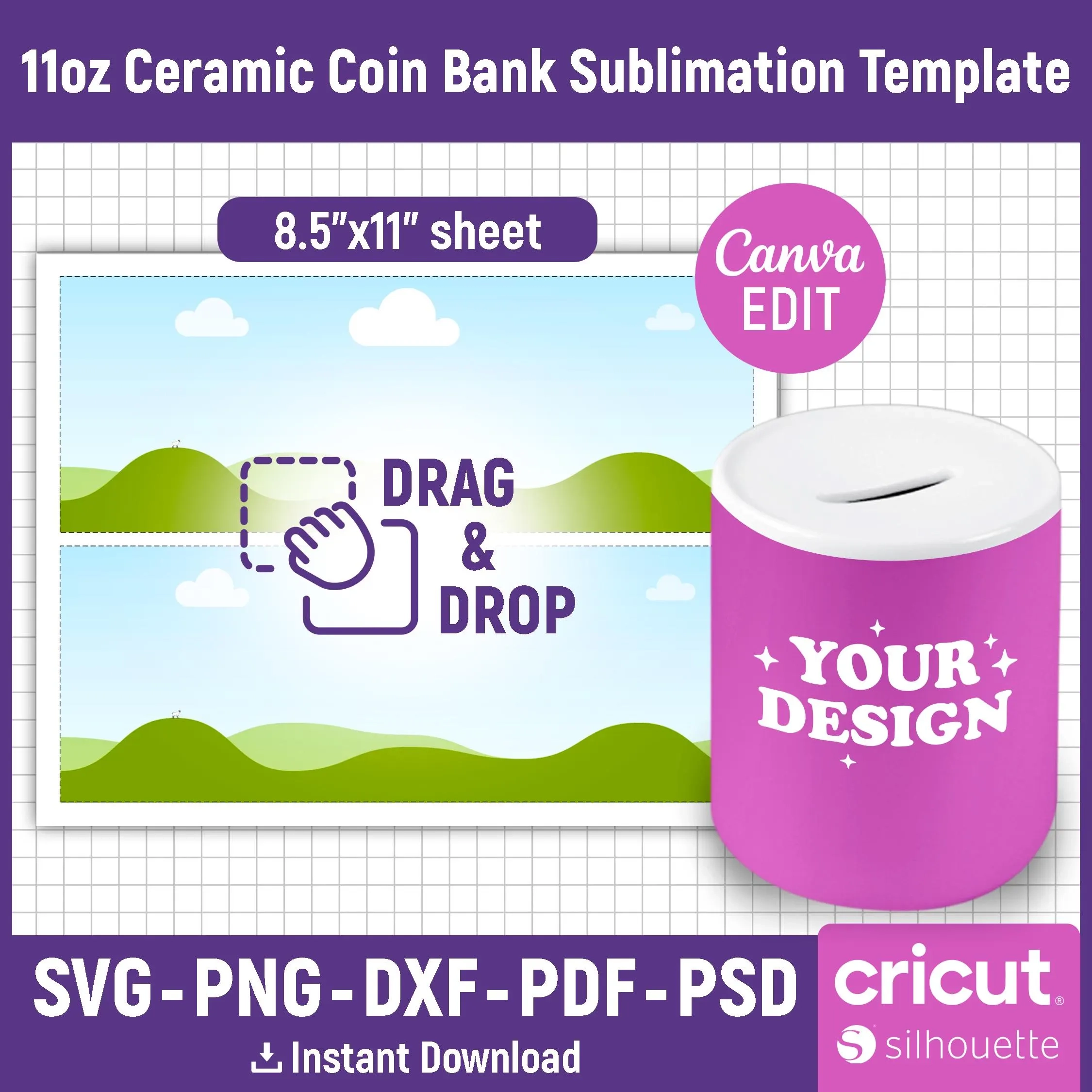 Coin Wrapper Template