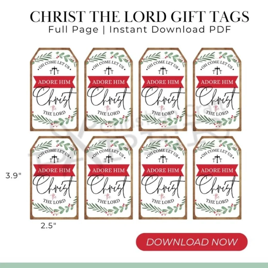 Come Adore Christmas Printable Gift Craft Kits Come Adore Christmas Printable Gift Craft Kits