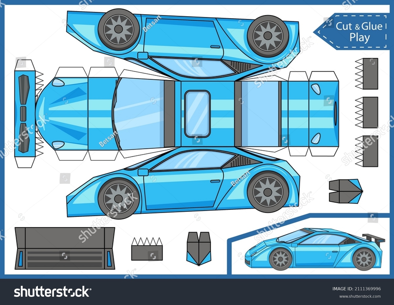 Craft Cut Glue Paper Car Create 2111369996 Craft Cut Glue Paper Car Create 2111369996