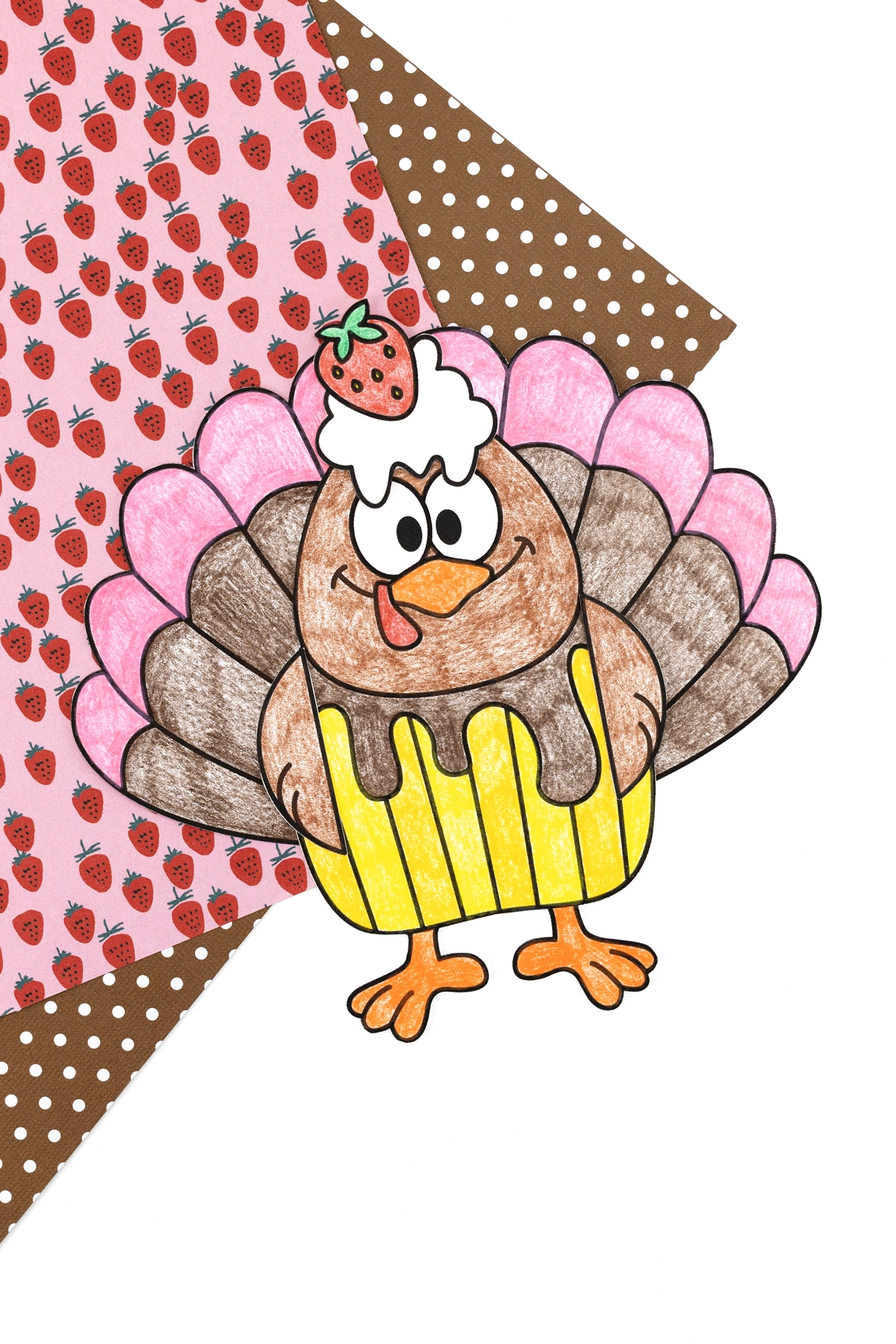 Cupcake Turkey Disguise Cupcake Turkey Disguise