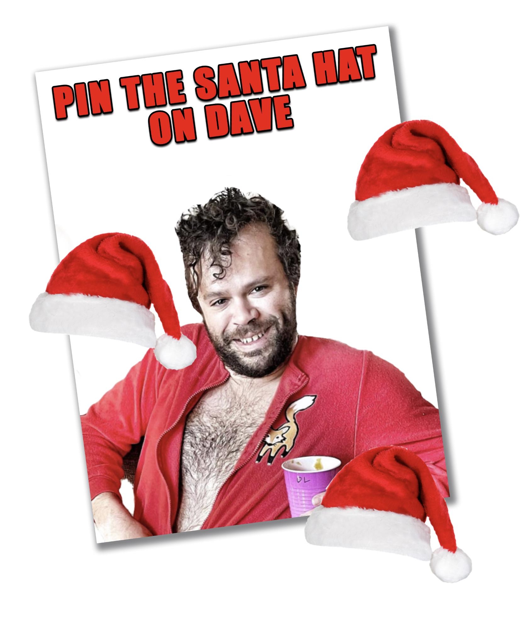 Customizable Pin The Santa Hat Game