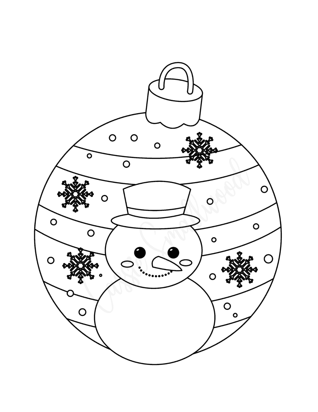 small printable christmas ornaments