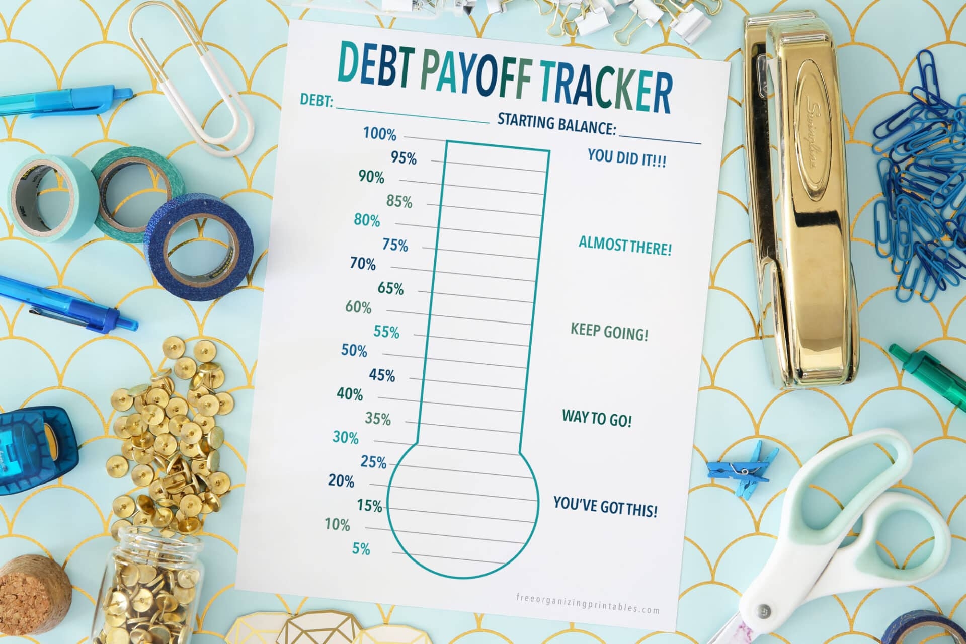 Debt Payoff Tracker Printables