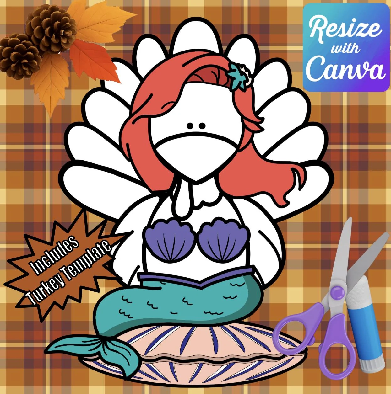 Disguise A Turkey Mermaid Disguise