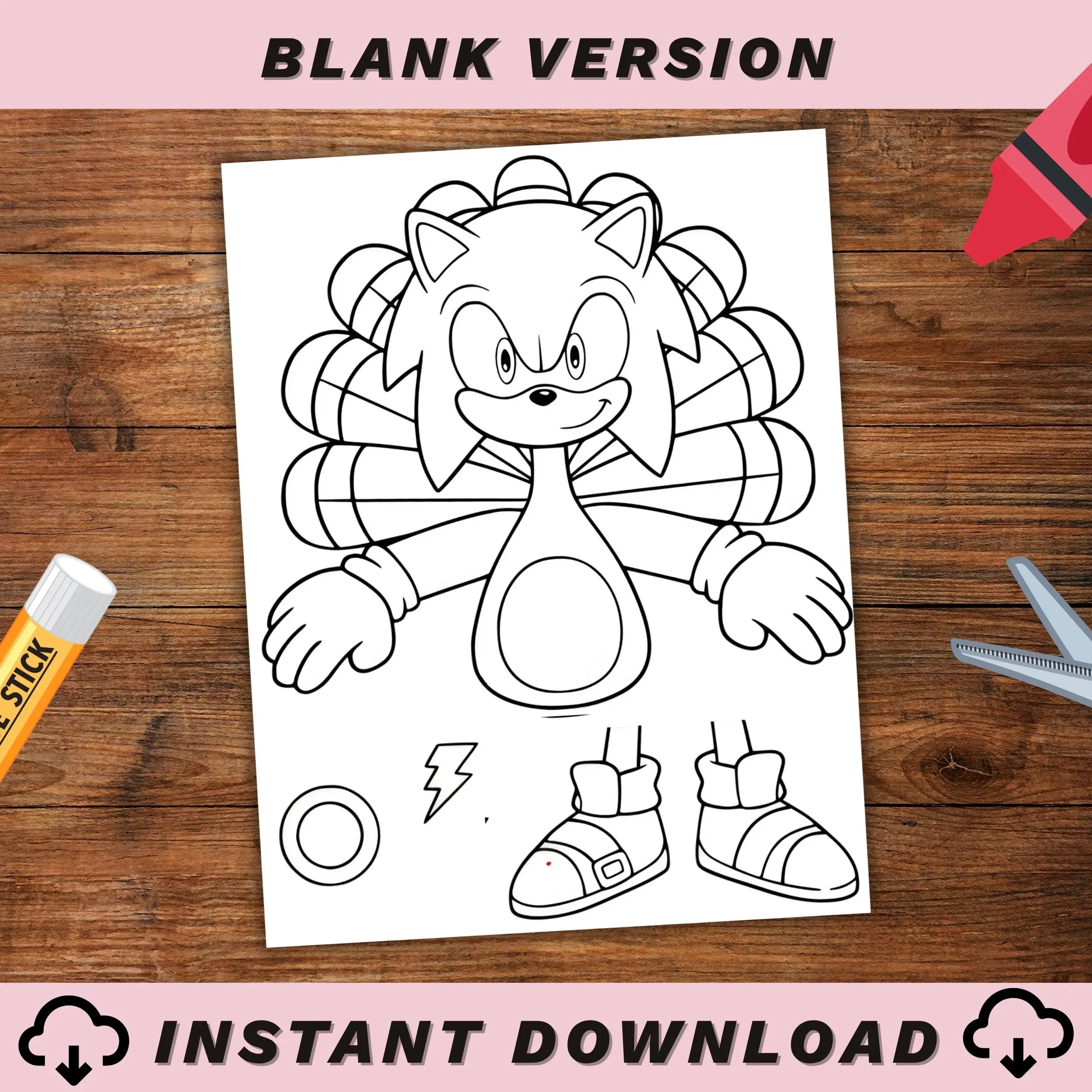 Disguise A Turkey Project Kit Sonic