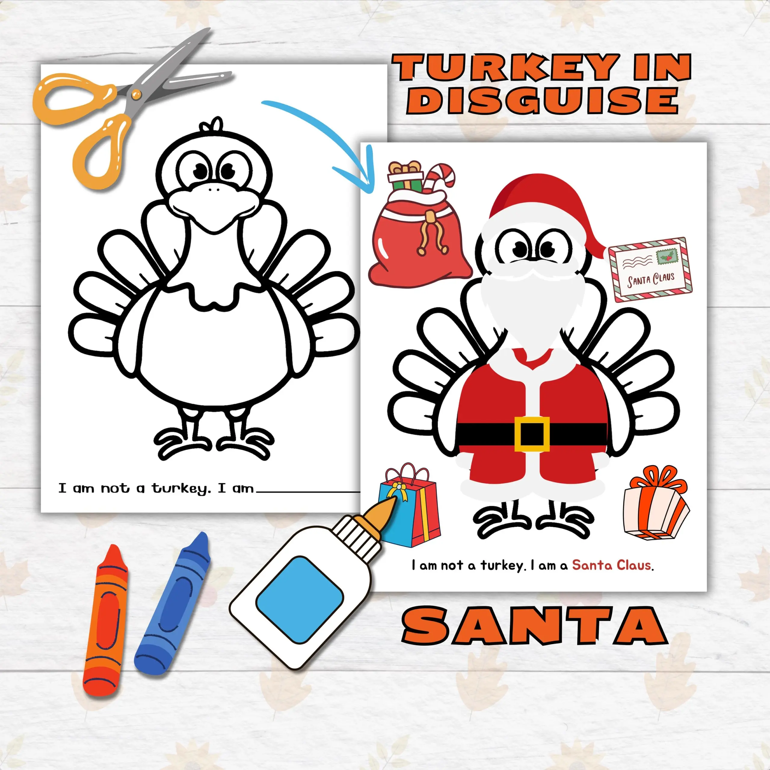 Disguise A Turkey Thanksgiving Printable Disguise A Turkey Thanksgiving Printable
