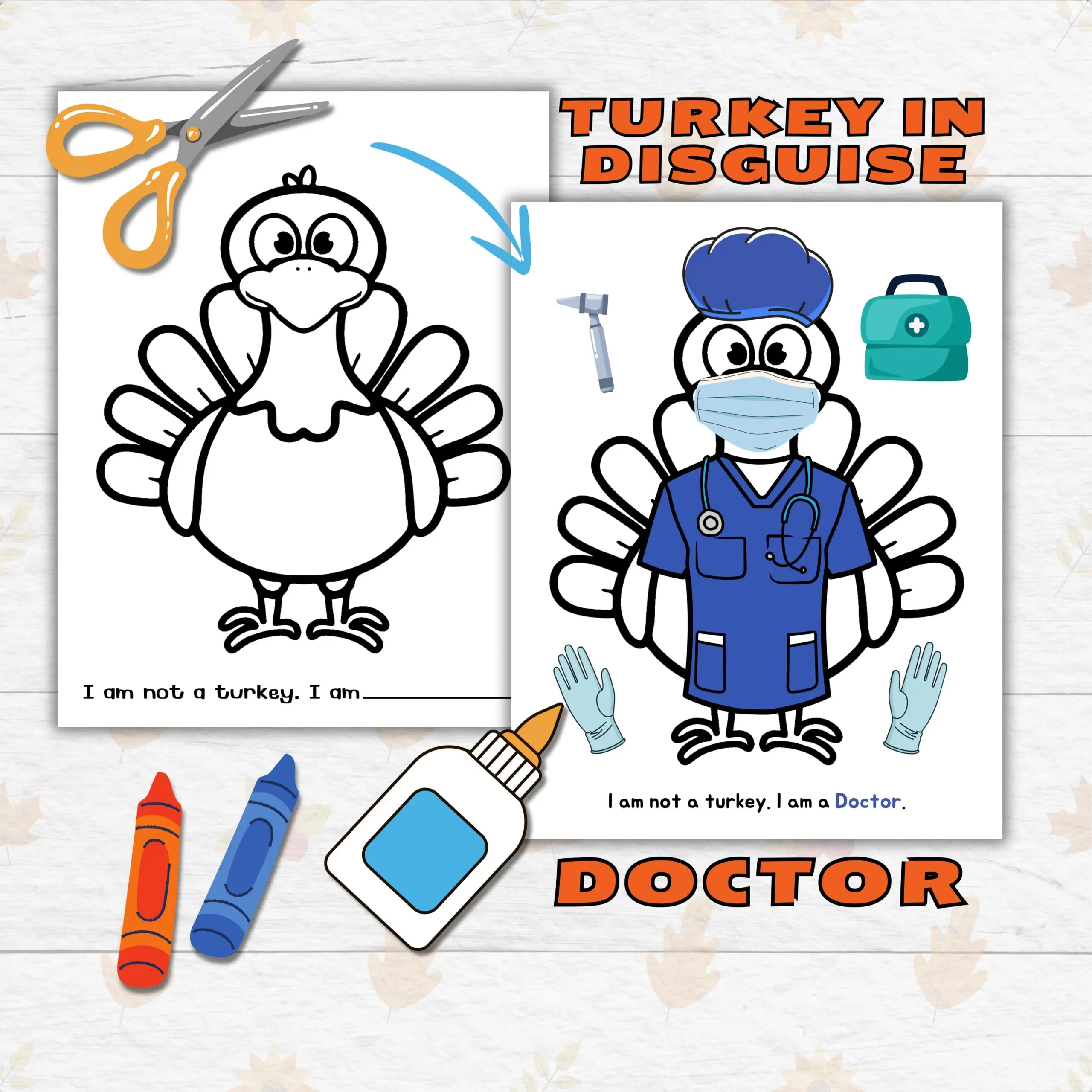 Disguise A Turkey Thanksgiving Printable Disguise A Turkey Thanksgiving Printable