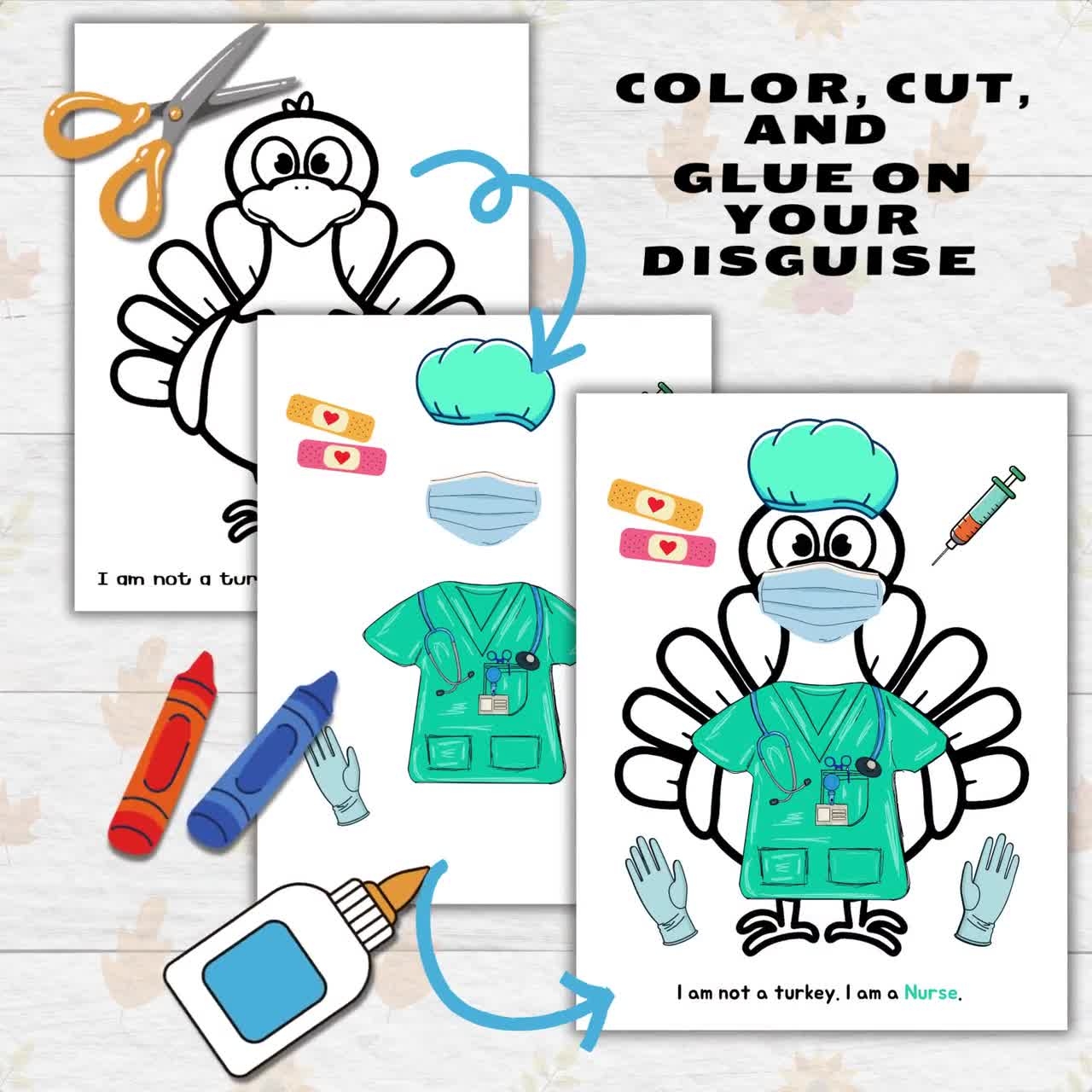 Disguise A Turkey Thanksgiving Printable Disguise A Turkey Thanksgiving Printable