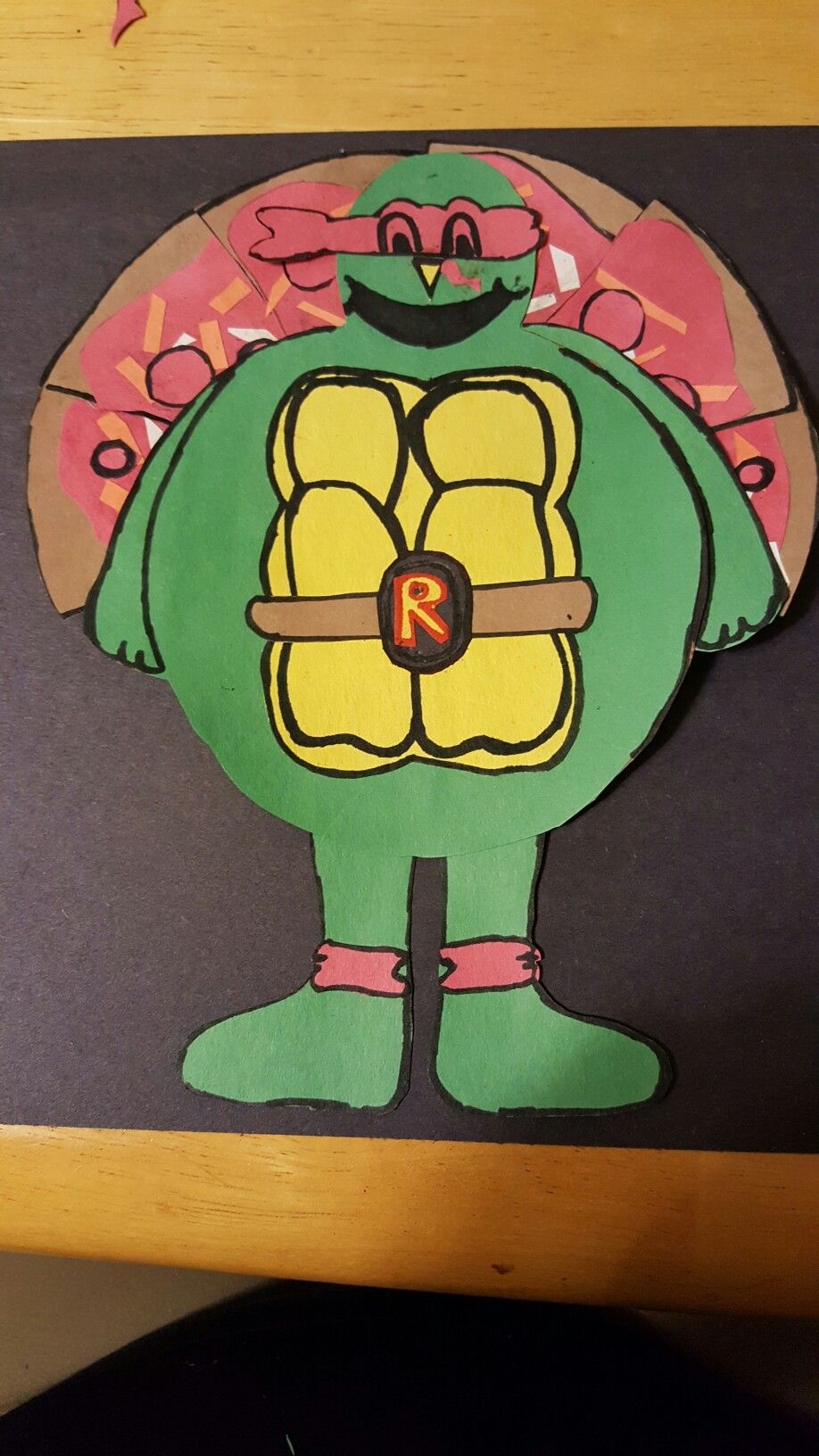 ninja turtle turkey disguise template