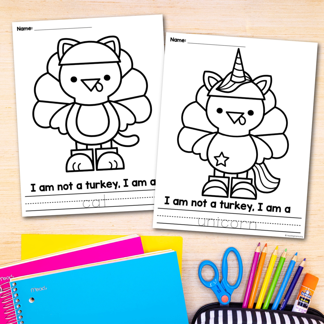 Disguise The Turkey Coloring Pages Disguise The Turkey Coloring Pages