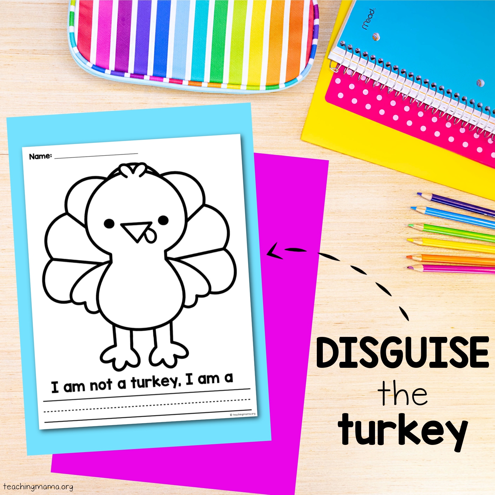 Disguise The Turkey Coloring Pages Disguise The Turkey Coloring Pages