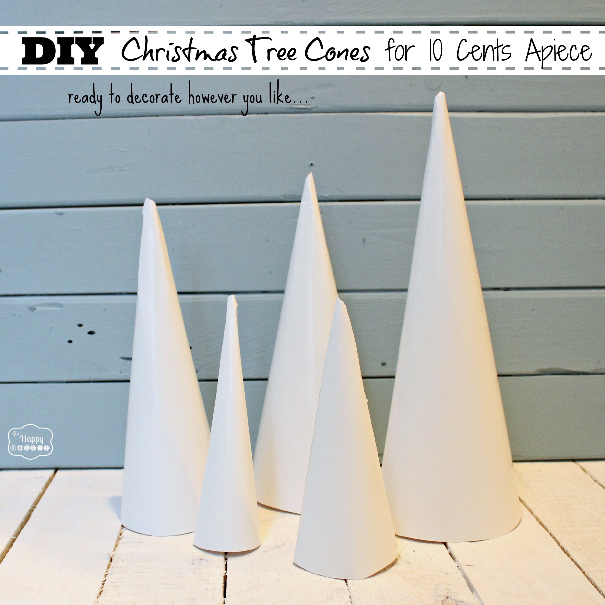 Diy Christmas Tree Cones Diy Christmas Tree Cones