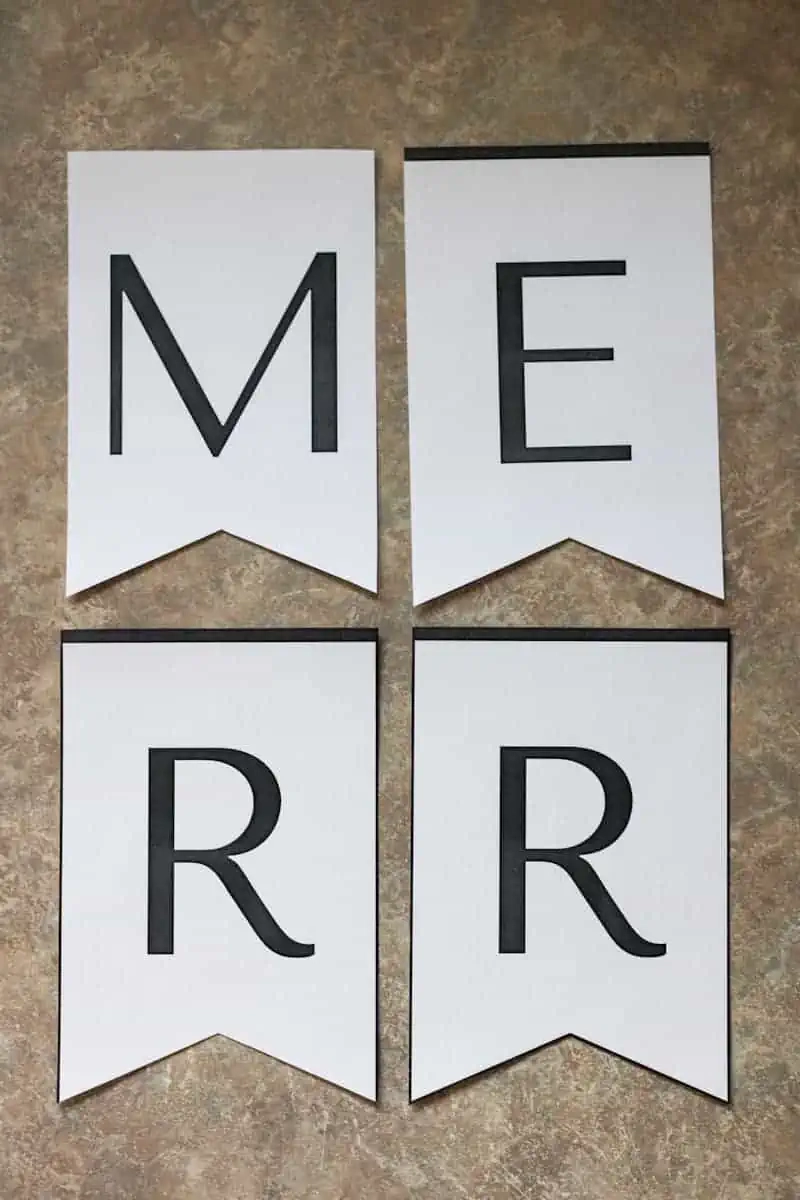 Diy Merry Christmas Banner Free Printable Diy Merry Christmas Banner Free Printable