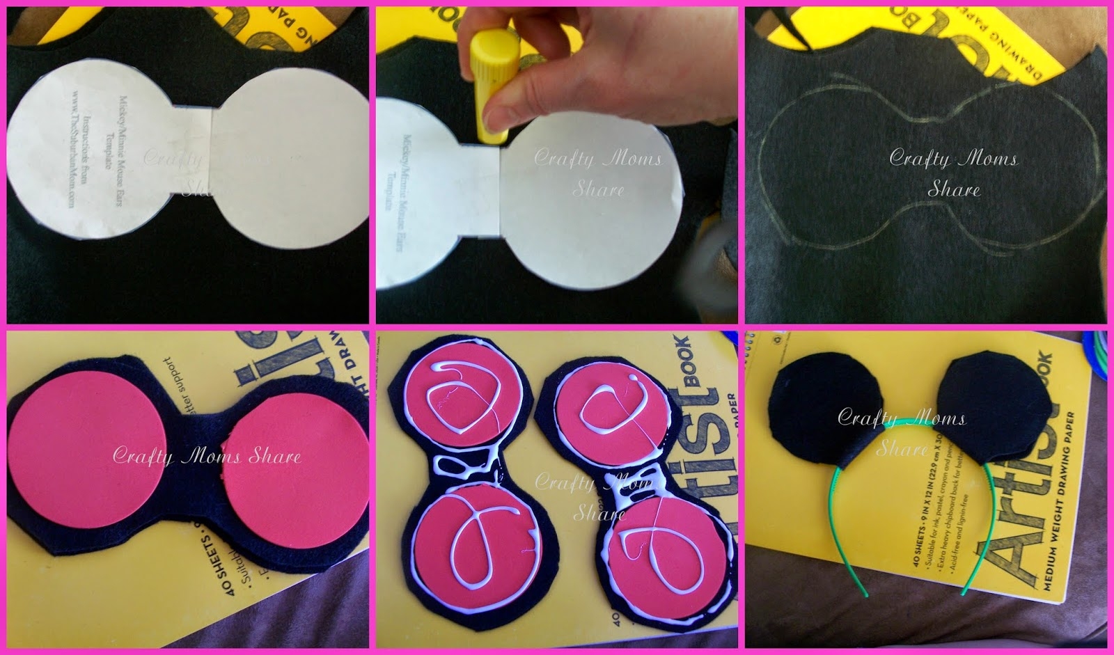 Diy Mickey And Minnie Mouse Ears And Diy Mickey And Minnie Mouse Ears And