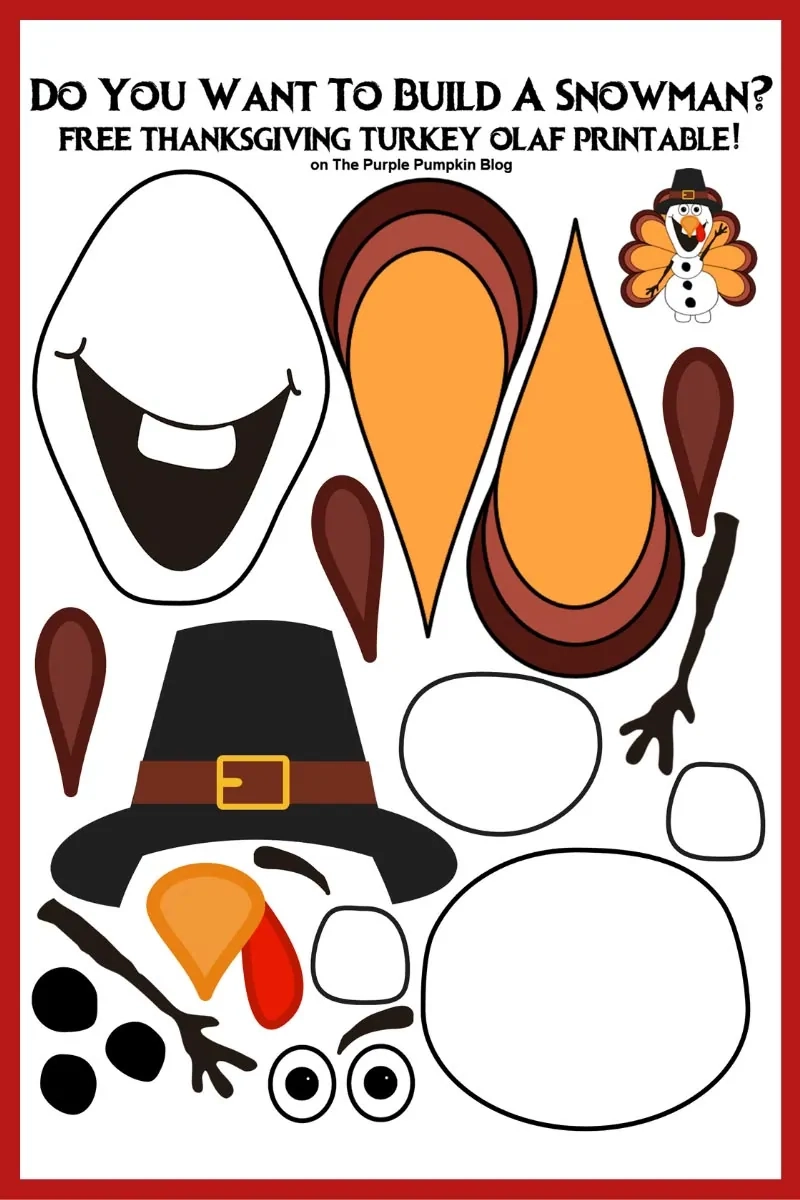 Do You Want To Build A Snowman Thanksgiving Turkey Olaf Edition