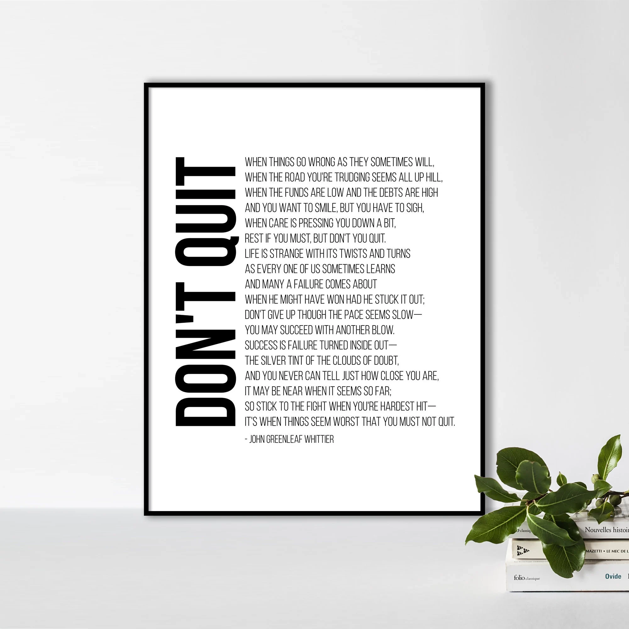 free printable don t quit poem free printable don t quit poem