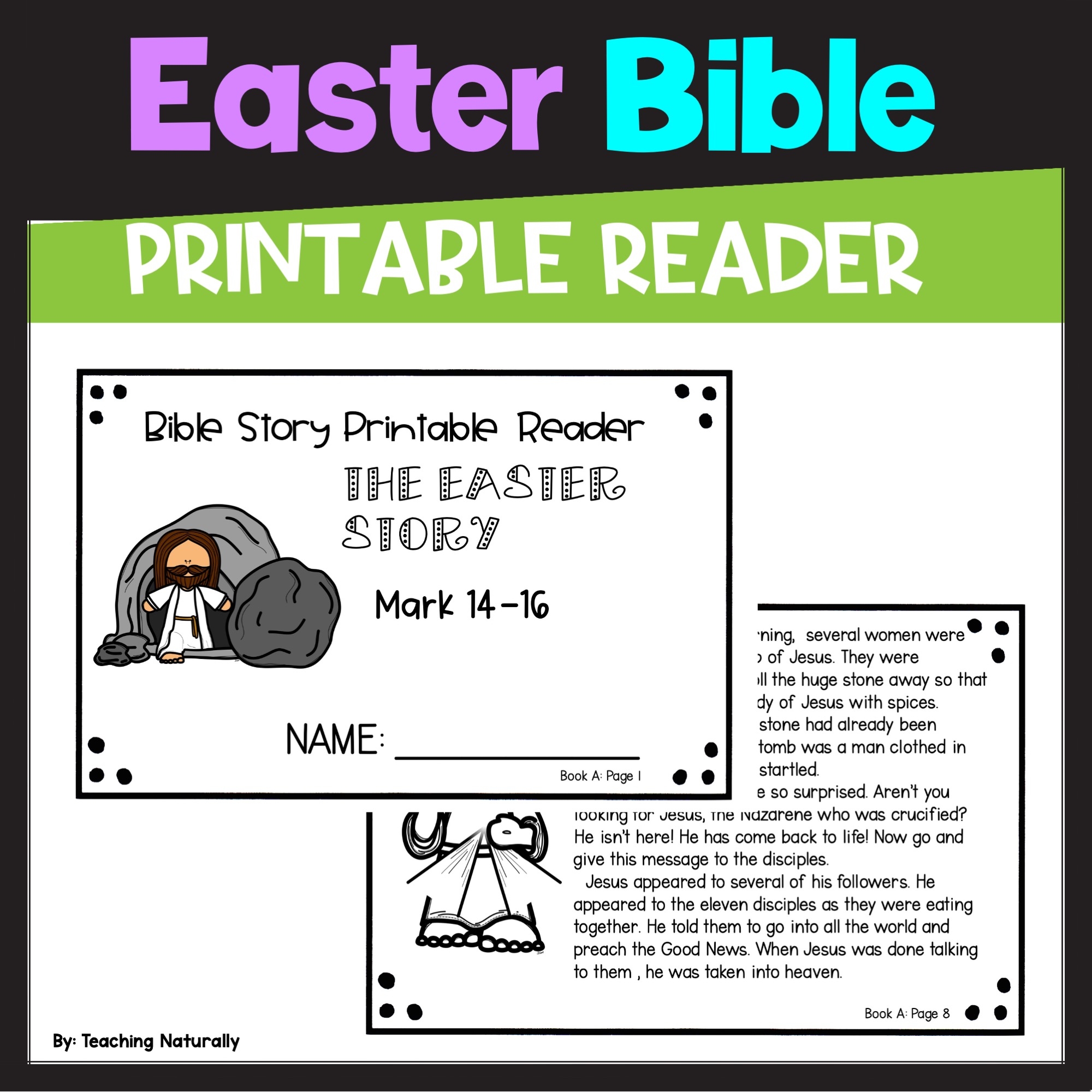 Easter Bible Story Printable Reader