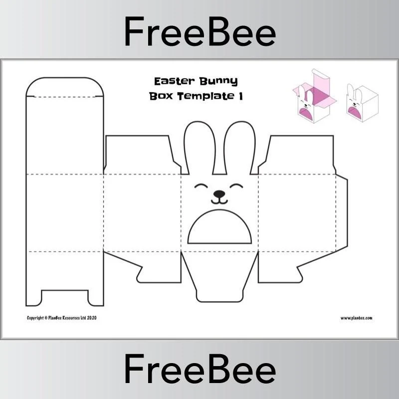 Easter Box Template