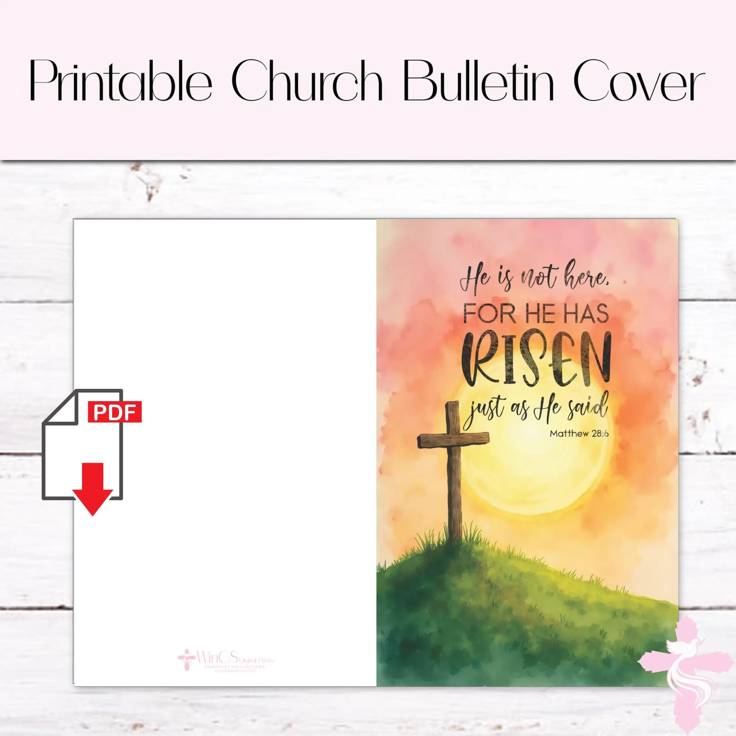 Easter Bulletin Cover