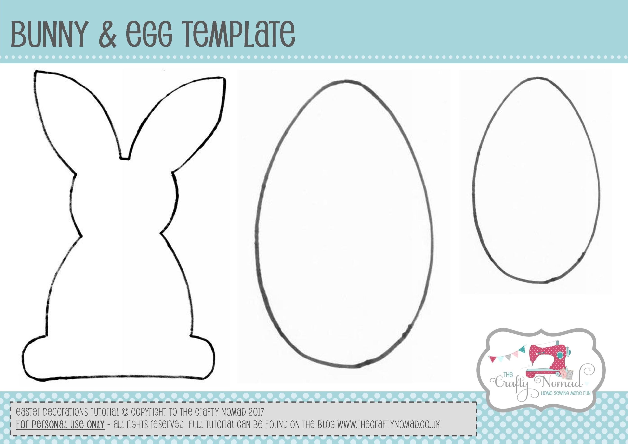 Easter Bunny Bunting And Easter Egg Decorations Tutorial