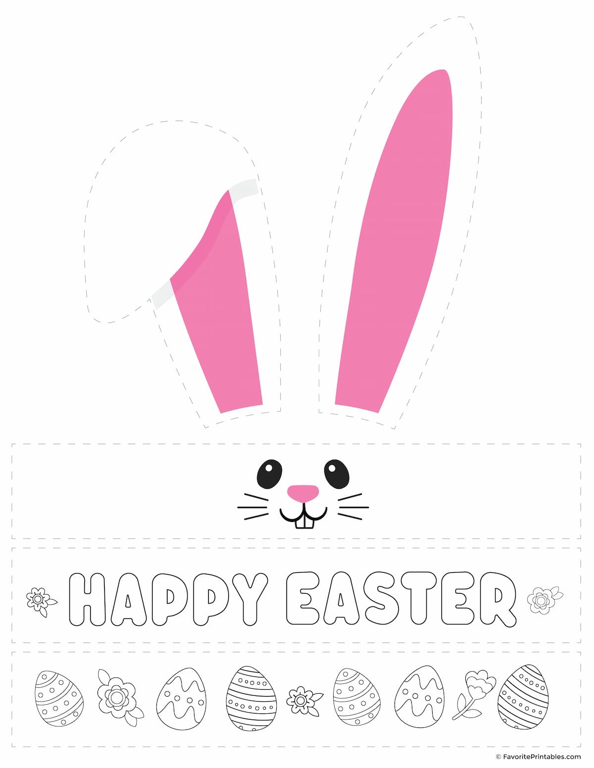 Easter Bunny Ears Template Easter Bunny Ears Template