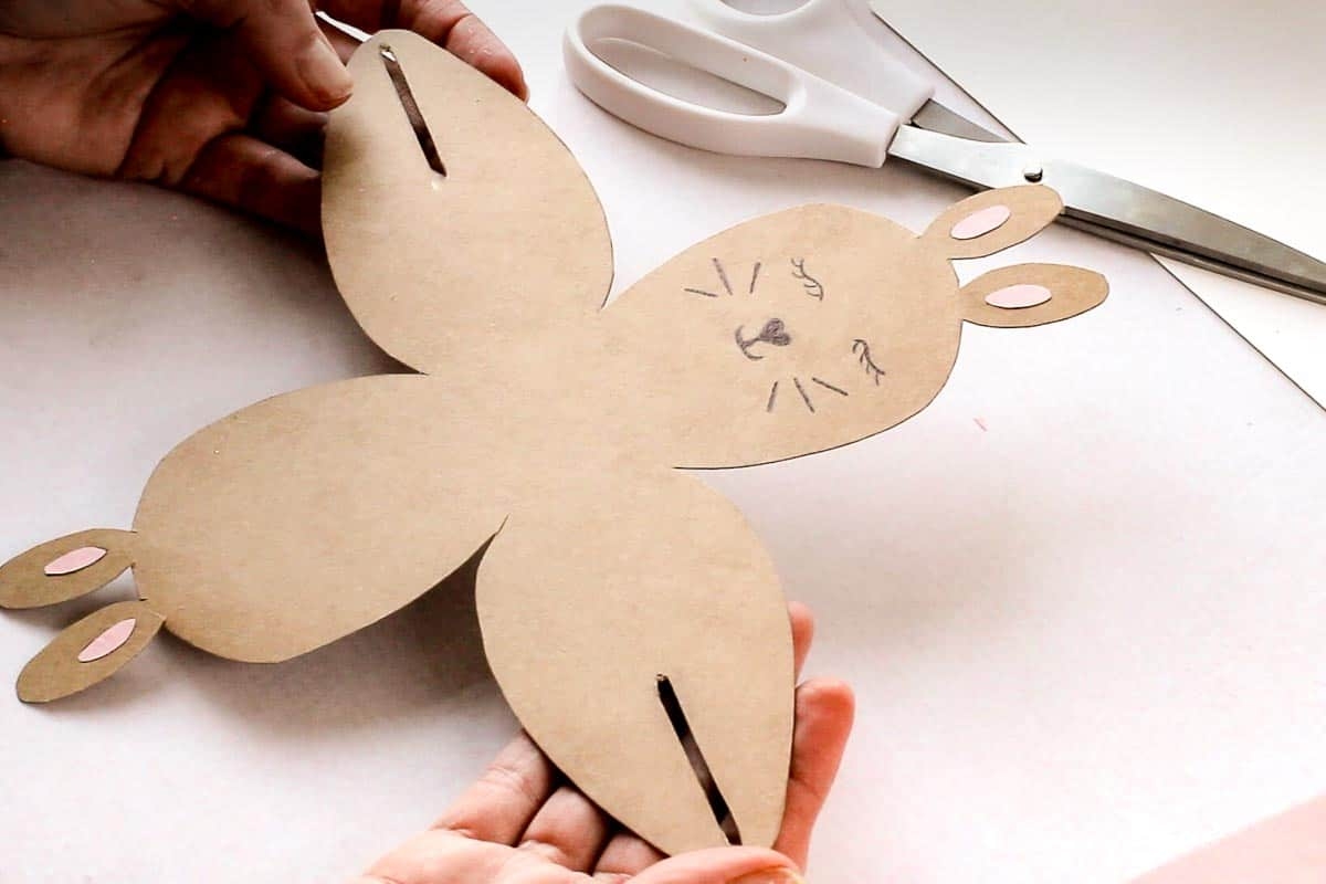 Easter Bunny Treat Box Template
