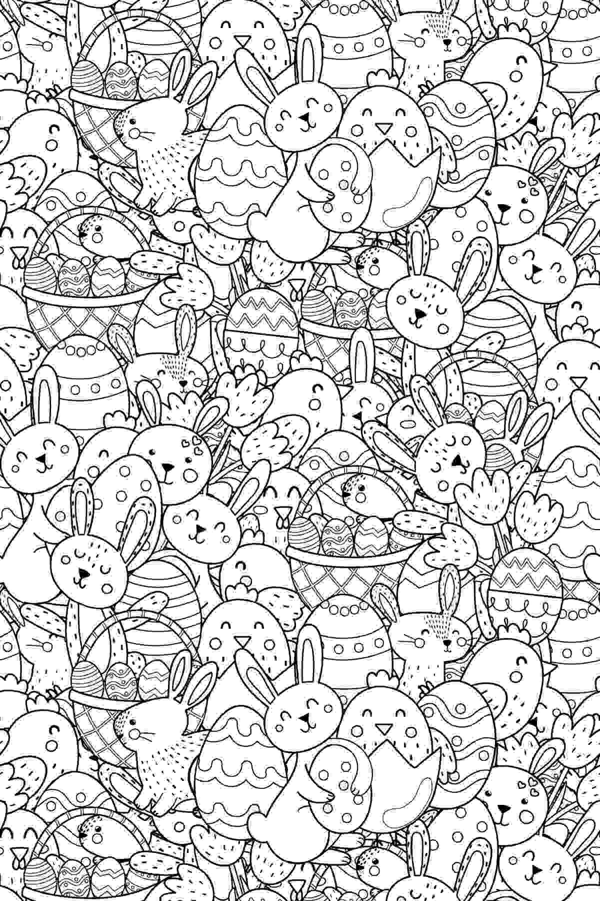 free easter printable for adults