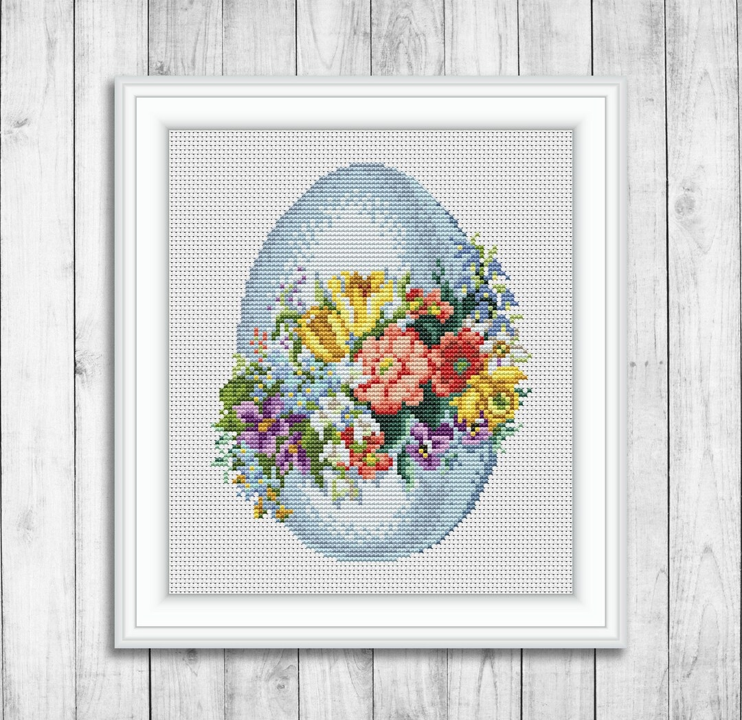 Easter Egg Cross Stitch Pattern Easter