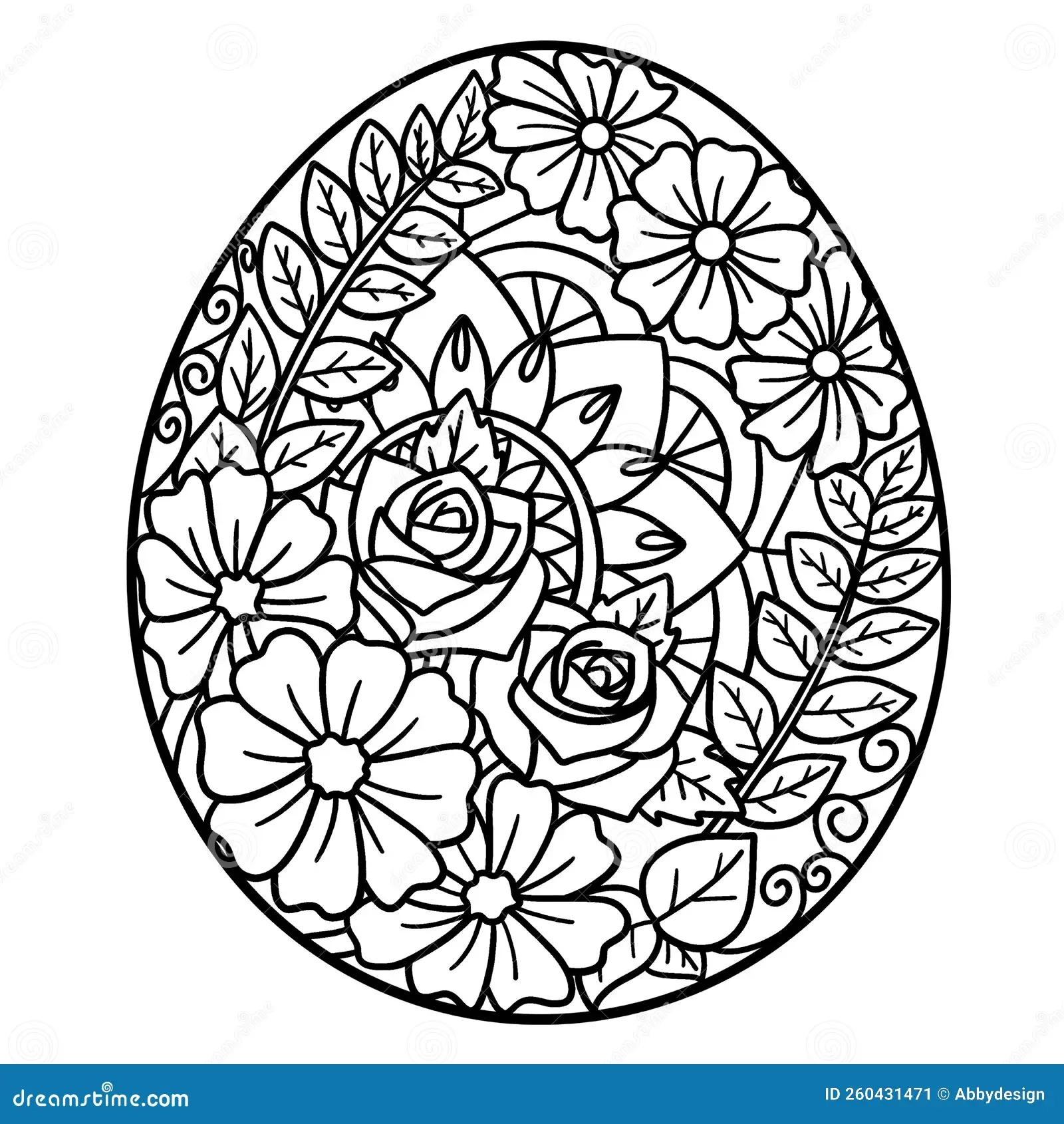 free printable easter eggs mandala coloring pages