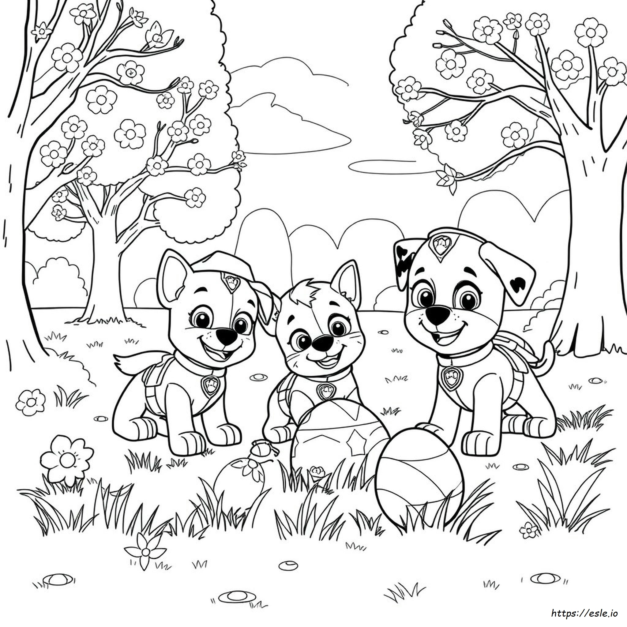 Easter Egg Paw Patrol Easter Coloring Pages Easter Egg Paw Patrol Easter Coloring Pages