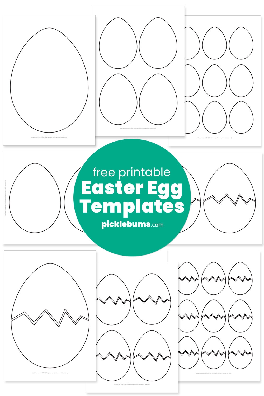 Easter Egg Templates Easter Egg Templates